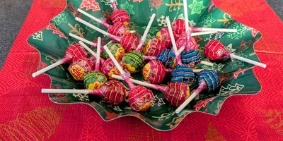 Schale mit Lollies