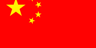 stilisierte Flagge von China