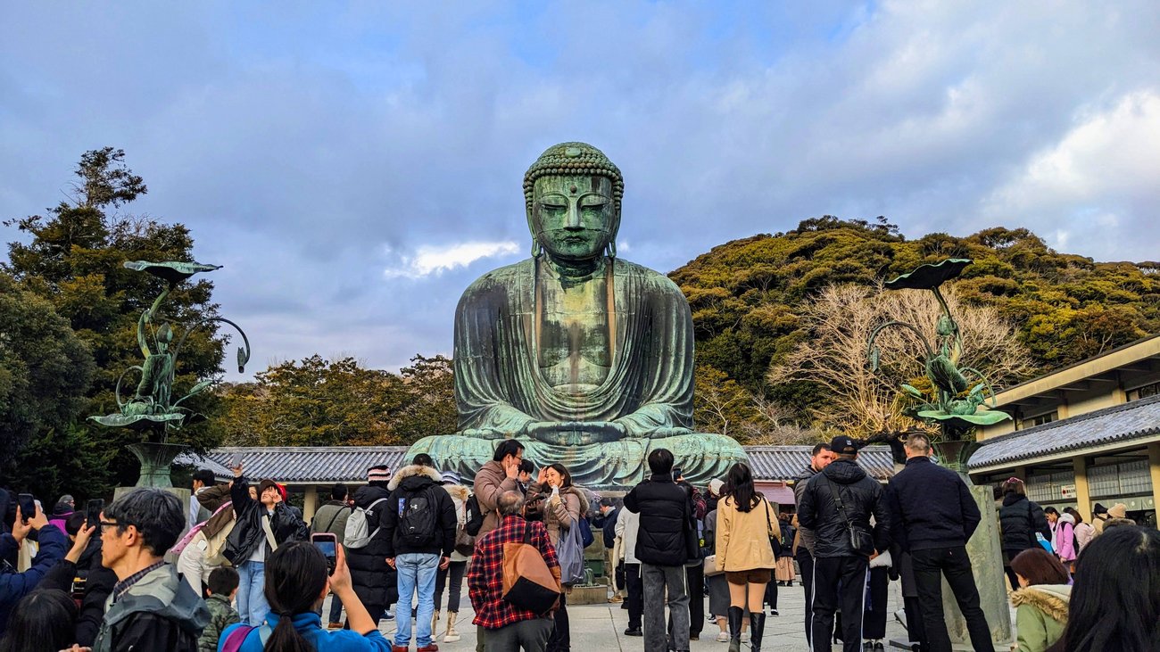 Besuch eines Tempels