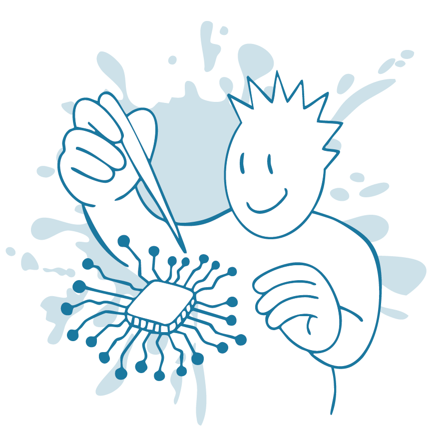 Symbolbild für Präzision und Feinmotorik